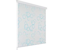 vidaXL - Rolgordijn - voor - douche - 100x240 - cm - bubbel