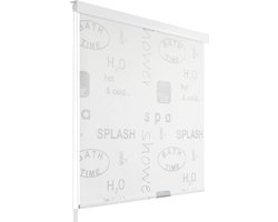 vidaXL - Rolgordijn - voor - douche - 100x240 - cm - splash