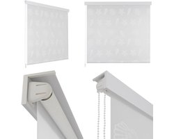 vidaXL Rolgordijn voor douche 100x240 cm zeester - Rolgordijn - Rolgordijnen - Douchegordijn - Douchegordijnen