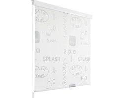 vidaXL - Rolgordijn - voor - douche - 120x240 - cm - splash