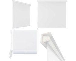 vidaXL Rolgordijn voor douche 120x240 cm wit - Rolgordijn - Rolgordijnen - Douchegordijn - Douchegordijnen