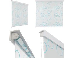 vidaXL Rolgordijn voor douche 140x240 cm bubbel - Rolgordijn - Rolgordijnen - Douchegordijn - Douchegordijnen