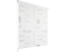 vidaXL - Rolgordijn - voor - douche - 160x240 - cm - splash