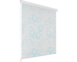 vidaXL - Rolgordijn - voor - douche - 80x240 - cm - bubbel