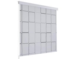 vidaXL - Rolgordijn - voor - douche - 80x240 - cm - vierkant
