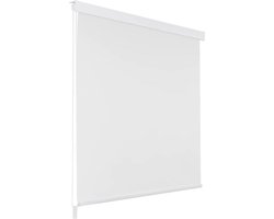 vidaXL - Rolgordijn - voor - douche - 80x240 - cm - wit