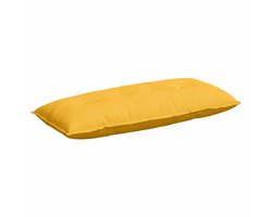vidaXL - Rugkussen - Licht - Geel - 120 - x - 50 - cm - Corduroy - stof