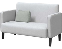 vidaXL Rugkussen Lichtgrijs 45 x 20 x 35 cm Cordstof, Woonkamer Decor, Eigentijdse Bankaccessoires, Afneembare Hoezen, Pluche Kussens, Binnen Zitkussen, Ontspanning Kussen