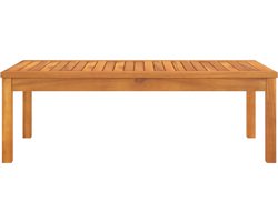 vidaXL Salontafel - 100x50x33 cm - Massief Acaciahout Salontafel - Buitentafel - Acacia Hout - Tuin Meubilair - Lounge Set