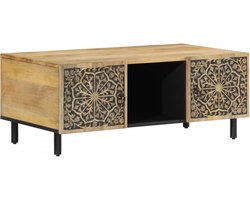 vidaXL - Salontafel - 100x54x40 - cm - massief - mangohout