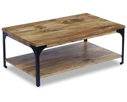 vidaXL - Salontafel - 100x60x38 - cm - mangohout