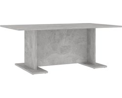 vidaXL - Salontafel - 103,5x60x40 - cm - bewerkt - hout - betongrijs