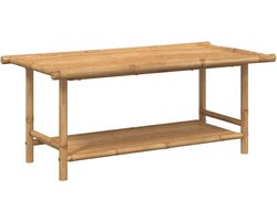 vidaXL - Salontafel - 110x55x45 - cm - bamboe