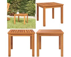 vidaXL Salontafel 40x40x36 cm massief acaciahout - Salontafel - Salontafels - Tuin Salontafel - Salontafel Buiten