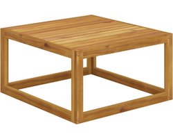 vidaXL - Salontafel - 68x68x29 - cm - massief - acaciahout