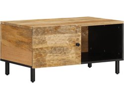 vidaXL - Salontafel - 80x50x40 - cm - massief - mangohout