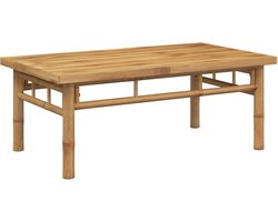 vidaXL - Salontafel - 90x50x35 - cm - bamboe