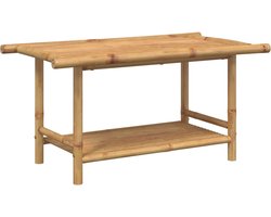 vidaXL - Salontafel - 90x50x45 - cm - bamboe