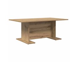 vidaXL - Salontafel - artisanaal - eikenkleurig - 103.5 - x - 60 - x - 40 - cm