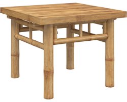 vidaXL Salontafel - Bamboe - 45x45x35 cm - Natuurlijke afwerking Salontafel - Salontafels - Bijzettafel - Banktafel