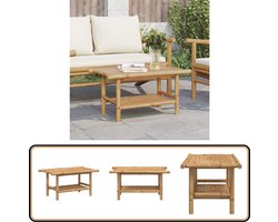 vidaXL Salontafel Bamboe - 70x40x35 cm Salontafel - Salontafels - Bijzettafel - Banktafel