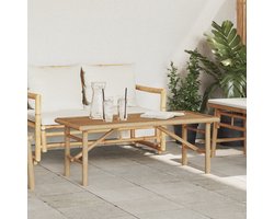 vidaXL - Salontafel - Bruin - 110 - x - 50 - x - 43 - cm - Bamboe