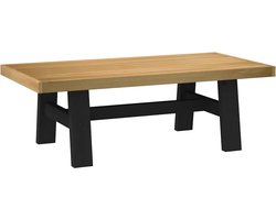 vidaXL - Salontafel - NOAIN - A-vormige - poten - 120x60x40 - cm - massief - hout