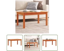 vidaXL Salontafel van massief grenenhout - 80x50x40 cm Salontafel - Hout Meubel - Grenenhout - Vintage Style - Landelijk Interieur