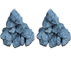 vidaXL Sauna Stenen - Saunastenen - Saunastenen 30 kg - Sauna Accessoires - Wellness - Sauna Kachel