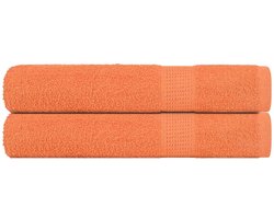 vidaXL - Saunahanddoeken - FROGN - 2 - st - 80x200 - cm - 360 - g/m² - oranje