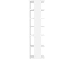 vidaXL - Schoenenkast - 27,5x27x102 - cm - bewerkt - hout - wit