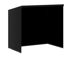 vidaXL Schommelbankhoes - 255x145x170 cm - Zwart Schommelstoel Cover - Tuinstoel Hoes - Buitenshuis Meubels - Outdoor Furniture - Parasolcover