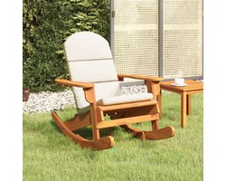 vidaXL - Schommelstoel - Adirondack - met - kussens - massief - acaciahout