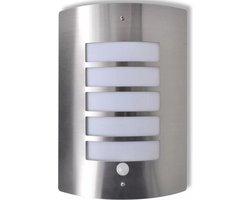 vidaXL Sierlijke RVS wandlamp met bewegingssensor