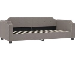 vidaXL - Slaapbank - 100x200 - cm - stof - taupe