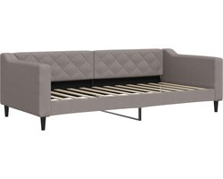 vidaXL - Slaapbank - 90x200 - cm - stof - taupe