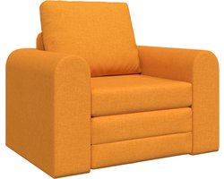 vidaXL - Slaapbank - Donkergeel - 98 - x - 71 - x - 83 - cm - Stof