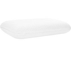 vidaXL - Slapen - kussen - Effen - Wit - 60 - x - 40 - x - 10 - cm - Traagschuim