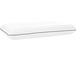 vidaXL - Slapen - kussen - Effen - Wit - 80 - x - 35 - x - 10 - cm - Gelschuim