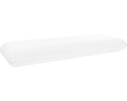 vidaXL - Slapen - kussen - Effen - Wit - 90 - x - 40 - x - 13 - cm - Gelgeheugenschuim