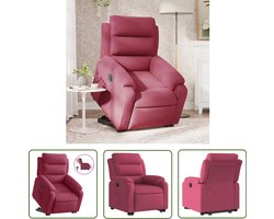 vidaXL Sleutelset - Dynammometer Sleutel - Sta-op-stoel elektrisch verstelbaar fluweel wijnrood - Gereedschap - Drapers Tools - Klikmechanisme