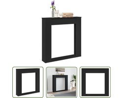 vidaXL Sleutelset - Dynamo Meter - Haardombouw 100x20x100 cm bewerkt hout zwart - Gereedschap - Handgereedschap - Drapers Tools