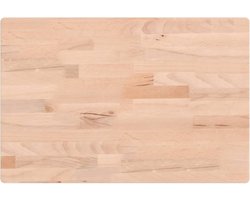 vidaXL - Snijplank - 60x40x4 - cm - massief - beukenhout