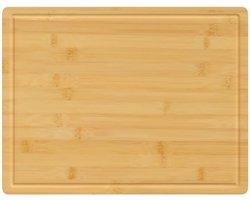 vidaXL Snijplank Bamboe - 40x30x1,5 cm Snijplank Bamboe - Keukenplank Bamboe - Bamboesnijplank - Snijplank Sapgroef - Bamboe Serving Board