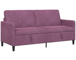 vidaXL - Sofa - met - Opbergruimte - Paars - 172 - x - 78 - x - 87 - cm - Polyester