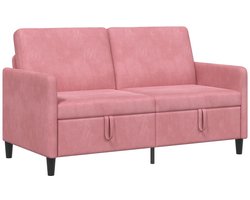 vidaXL - Sofa - met - Opbergruimte - Roze - 152 - x - 78 - x - 87 - cm - Polyester
