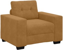 vidaXL - Sofastoel - Bruin - 100x78x80 - cm - Fluweel