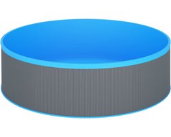 vidaXL - Splasher - pool - 350x90 - cm - grijs