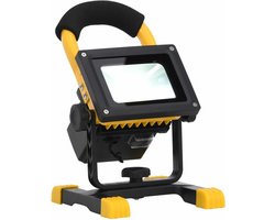 vidaXL Spotlight met handvat oplaadbaar LED 30 W koudwit