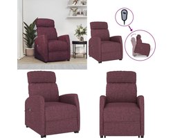 vidaXL Sta-op-stoel stof paars - Sta-op-stoel - Sta-op-stoelen - Fauteuil - Stoel